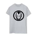 Miniatyrbillede 1 af 3: Marvel Womens/Ladies Iron Man Chest Logo Cotton Boyfriend T-Shirt