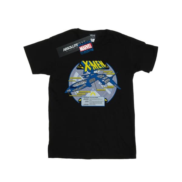 Marvel Girls X-Men X-Jet Breakdown Cotton T-Shirt