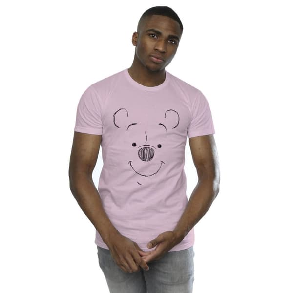 Disney Mens Winnie The Pooh Winnie The Pooh Face T-shirt