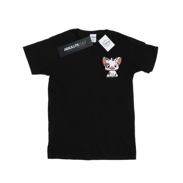 Disney Mens Moana Pua The Pig Breast Print T-Shirt
