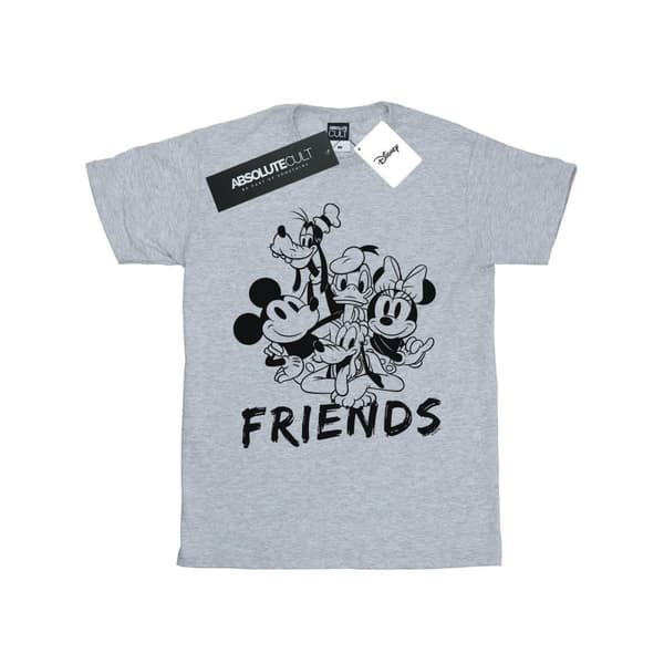 Disney Womens/Ladies Mickey Mouse And Friends Cotton Boyfriend T-Shirt