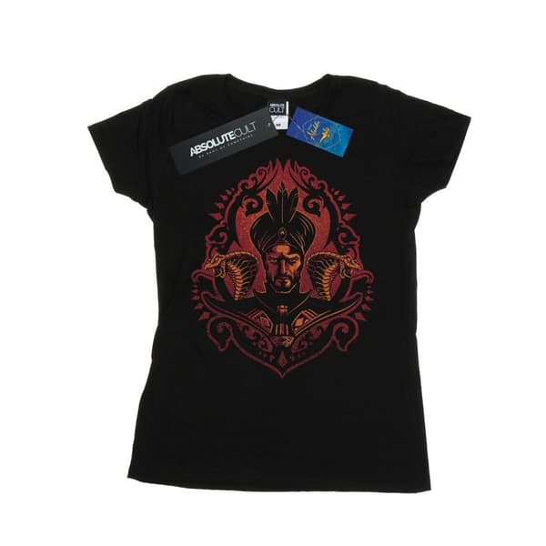 Disney Womens/Ladies Aladdin Movie Jafar Snakes Cotton T-Shirt