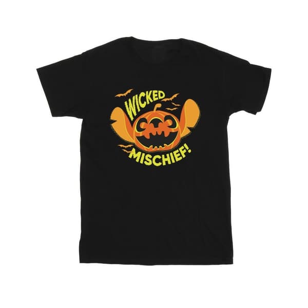 Disney Mens Lilo And Stitch Wicked Mischief T-Shirt
