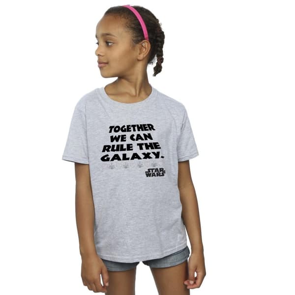 Star Wars Girls Together We Can Rule The Galaxy Cotton T-Shirt