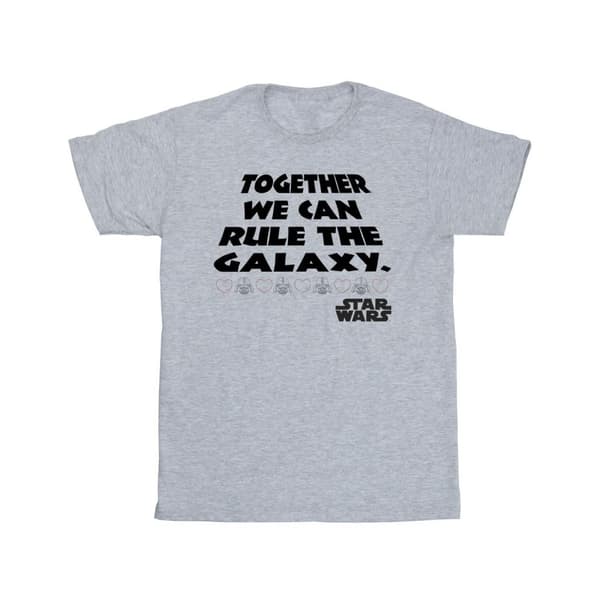 Star Wars Girls Together We Can Rule The Galaxy Cotton T-Shirt