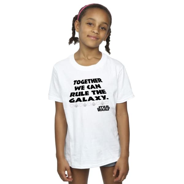 Star Wars Girls Together We Can Rule The Galaxy Cotton T-Shirt
