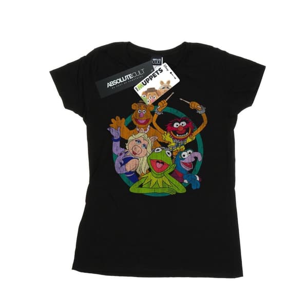Disney Womens/Ladies The Muppets Group Circle Cotton T-Shirt