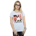 Pikkukuva 2 / 3: Disney Womens/Ladies Mickey Mouse Heart The Earth Cotton T-Shirt