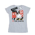 Pikkukuva 1 / 3: Disney Womens/Ladies Mickey Mouse Heart The Earth Cotton T-Shirt