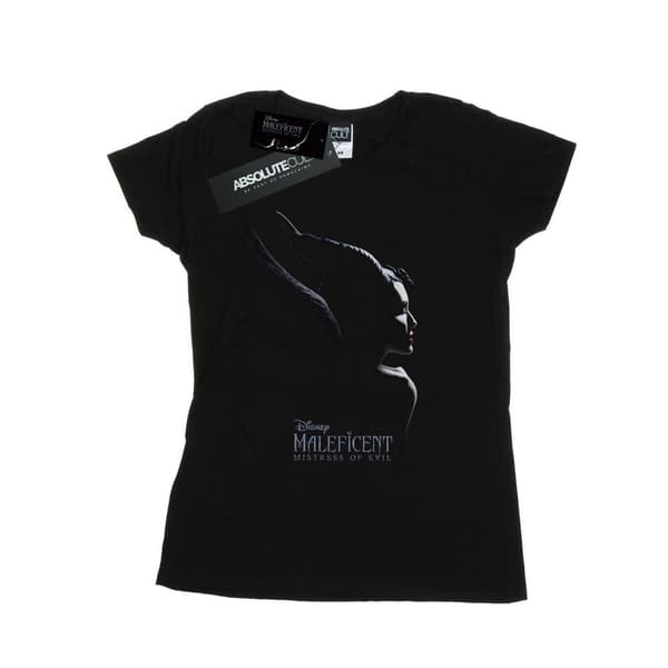 Disney Womens/Ladies Maleficent Mistress Of Evil Poster Cotton T-Shirt