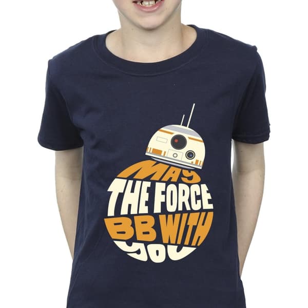 Star Wars Boys May The Force BB8 T-Shirt