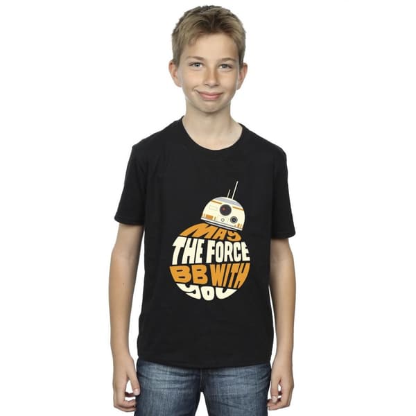 Star Wars Boys May The Force BB8 T-Shirt