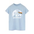 Pikkukuva 1 / 3: Pink Floyd Womens/Ladies Moon Prism Blue Cotton Boyfriend T-Shirt