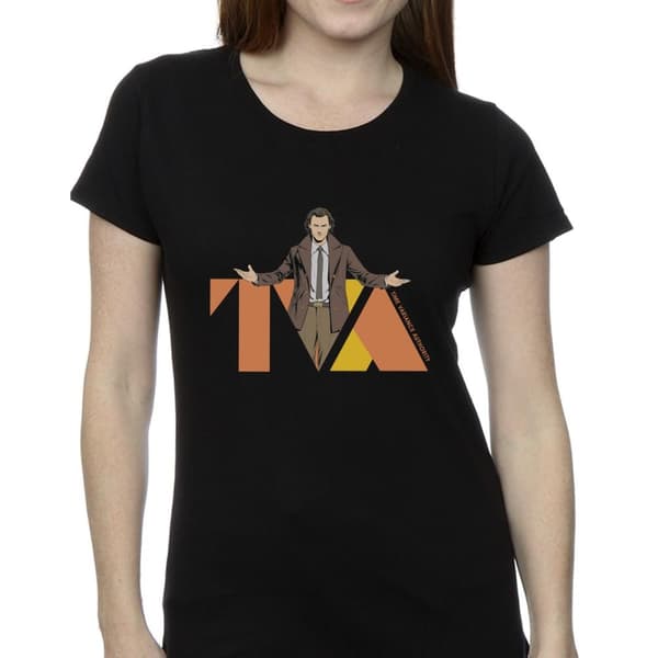 Marvel Dam/Tjej - Loki TVA Pose - Bomulls-T-shirt