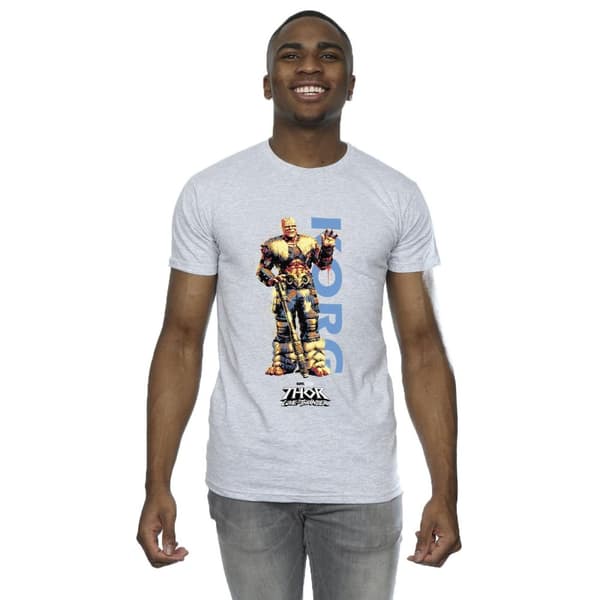 Marvel Mens Thor Love And Thunder Korg Wave T-Shirt