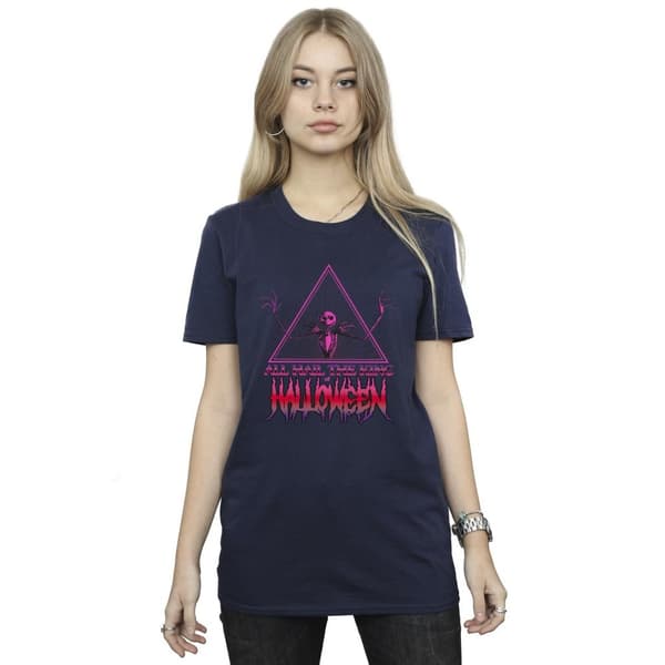 Disney Womens/Ladies The Nightmare Before Christmas Halloween King Cotton Boyfriend T-Shirt