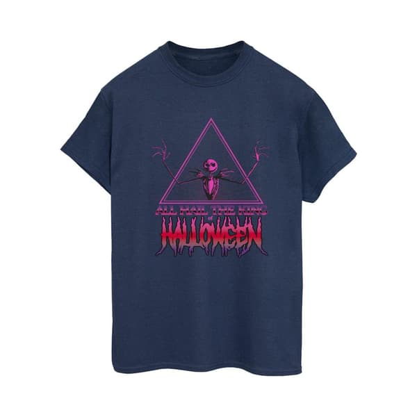 Disney Womens/Ladies The Nightmare Before Christmas Halloween King Cotton Boyfriend T-Shirt
