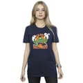 Miniatyrbild 2 av 3: Marvel Dam/Hulk Happy Halloween Boyfriend-T-shirt i bomull för damer