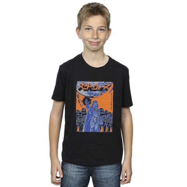 Star Wars Boys Vader International Poster T-Shirt
