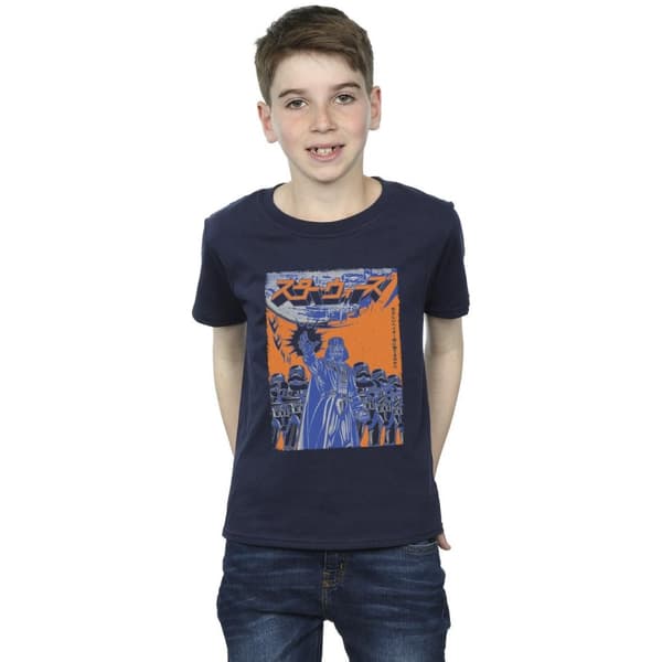 Star Wars Boys Vader International Poster T-Shirt