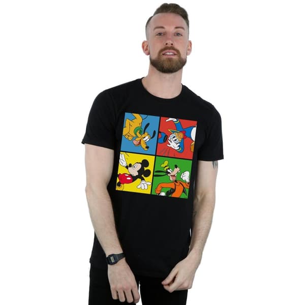Disney Mens Mickey Mouse Friends T-Shirt