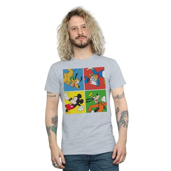 Disney Mens Mickey Mouse Friends T-Shirt