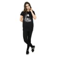 Miniatyrbild 4 av 5: Disney Dam/Tjej Alice i underlandet Mono Cheshire Cat Bomull Boyfriend T-shirt