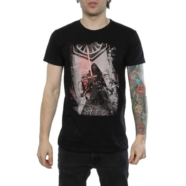 Star Wars Mens Force Awakens Kylo Ren Stormtroopers T-shirt