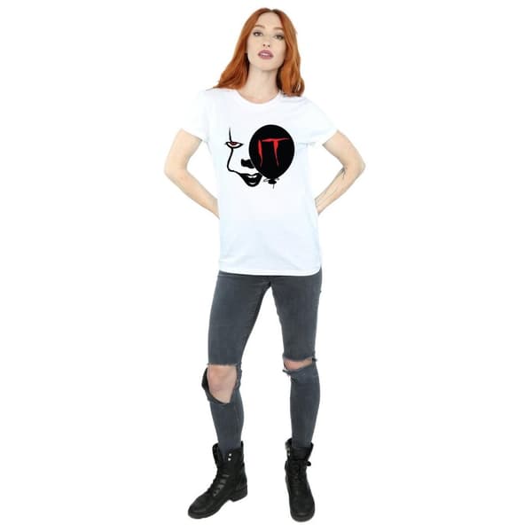 It Womens/Ladies Pennywise Smile Cotton Boyfriend T-Shirt