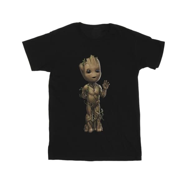 Marvel Girls I Am Groot Wave Pose Cotton T-Shirt