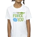 Miniatyrbillede 3 af 4: Star Wars Girls The Mandalorian May The Force Be With You Cotton T-Shirt