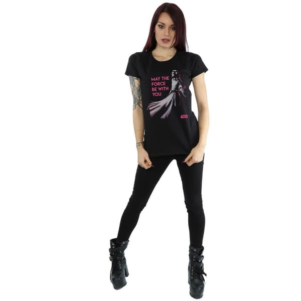 Star Wars Womens/Ladies Princess Leia Force Cotton T-Shirt