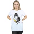 Miniatyrbillede 2 af 3: Disney Womens/Ladies Belle Sketch Cotton Boyfriend T-Shirt