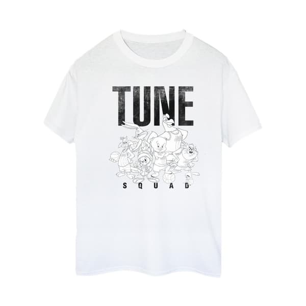 Space Jam: A New Legacy Womens/Ladies Tune Squad Group Cotton Boyfriend T-Shirt