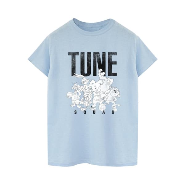 Space Jam: A New Legacy Womens/Ladies Tune Squad Group Cotton Boyfriend T-Shirt