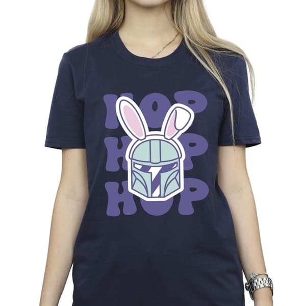 Star Wars Dam/Tjej - The Mandalorian Hop Into Easter - Pojkvänströja i bomull
