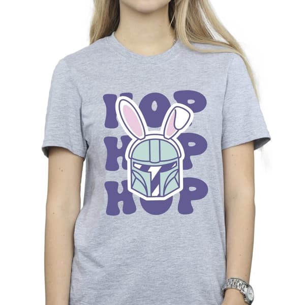 Star Wars Dam/Tjej - The Mandalorian Hop Into Easter - Pojkvänströja i bomull