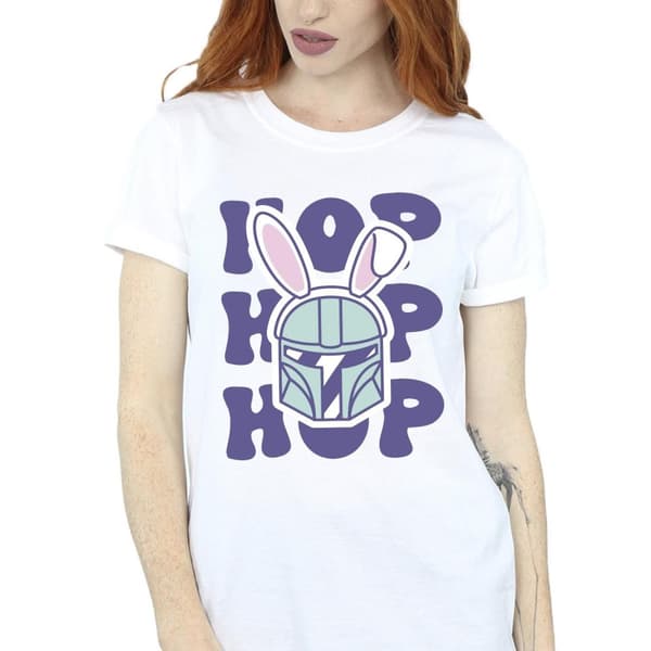 Star Wars Dam/Tjej - The Mandalorian Hop Into Easter - Pojkvänströja i bomull