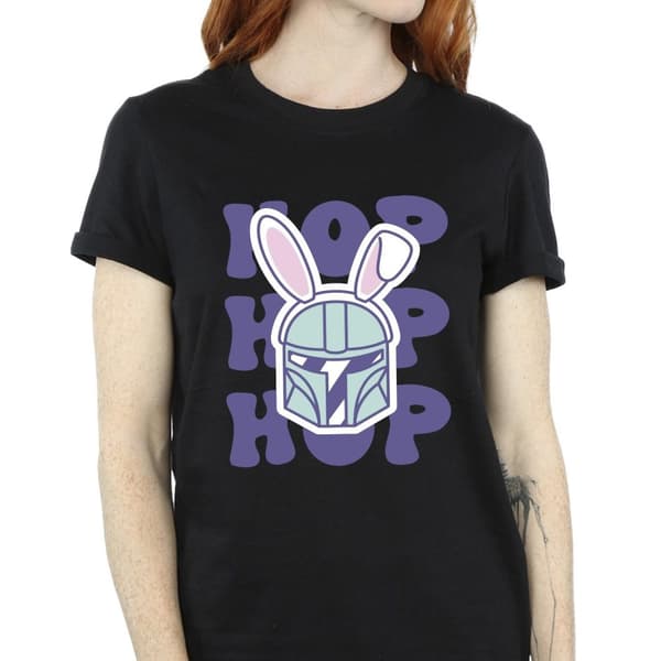 Star Wars Dam/Tjej - The Mandalorian Hop Into Easter - Pojkvänströja i bomull