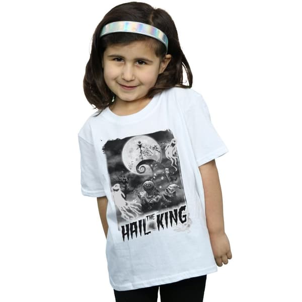 Disney Nightmare Before Christmas - Hail The King - T-shirt i bomull för flickor