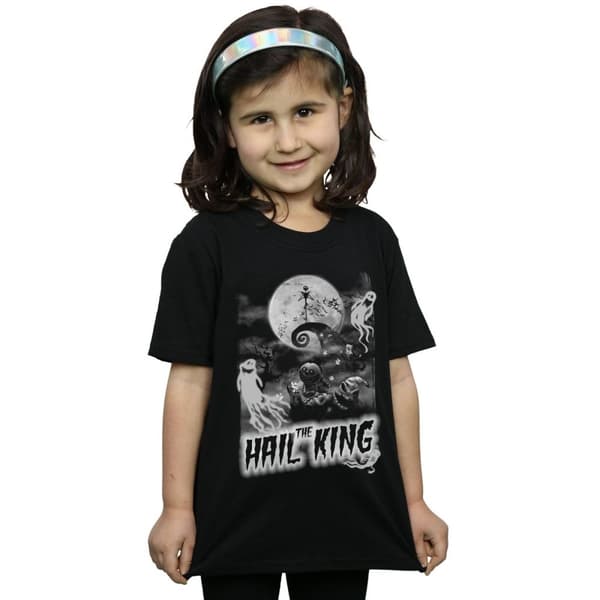 Disney Nightmare Before Christmas - Hail The King - T-shirt i bomull för flickor