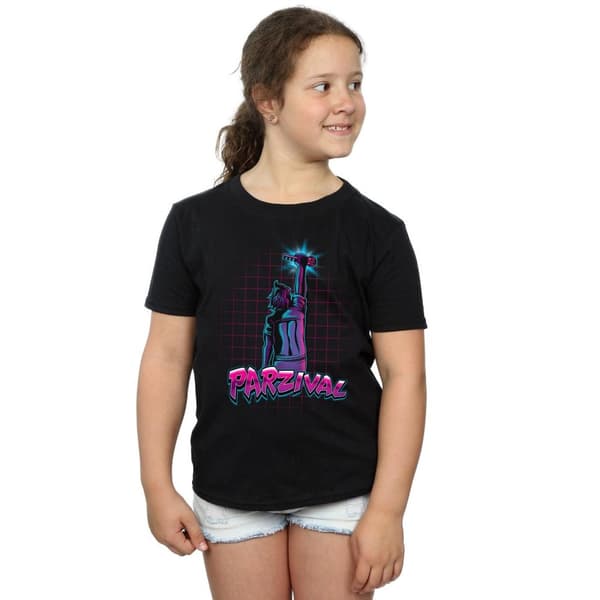 Ready Player One Parzival Key T-shirt i bomull för flickor