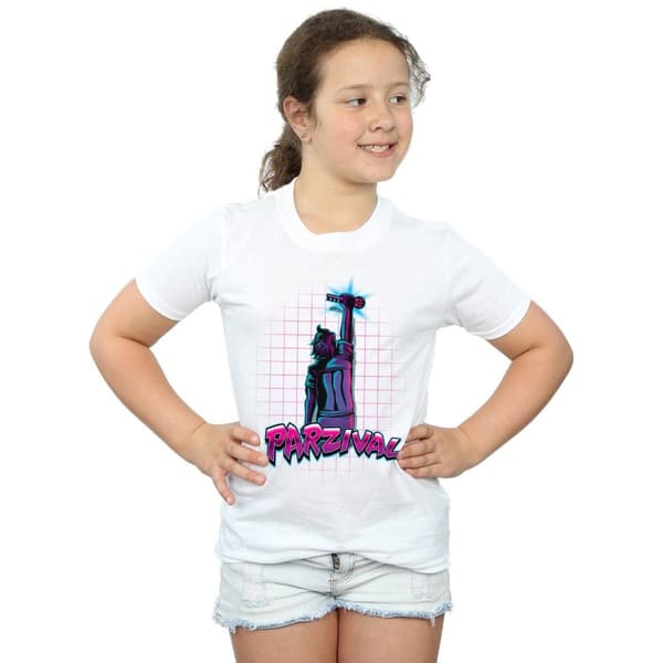 Ready Player One Parzival Key T-shirt i bomull för flickor