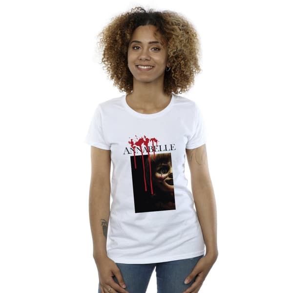 Annabelle Womens/Ladies Peep Poster Cotton T-Shirt