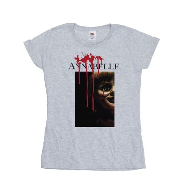 Annabelle Womens/Ladies Peep Poster Cotton T-Shirt