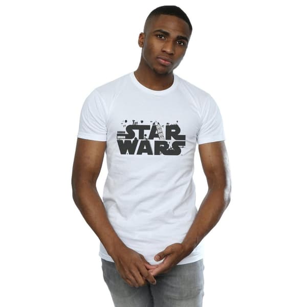 Star Wars Mens Minimalist Logo T-Shirt