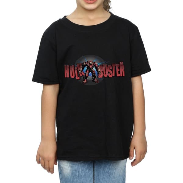 Marvel Girls Avengers Infinity War Hulkbuster 2.0 T-shirt i bomull