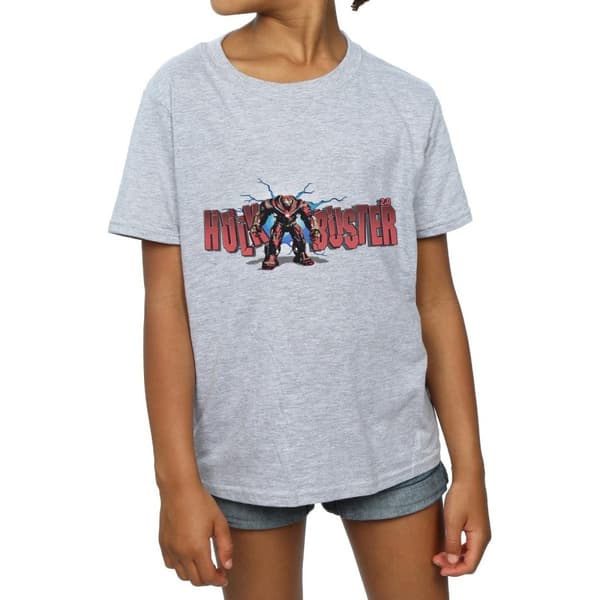 Marvel Girls Avengers Infinity War Hulkbuster 2.0 T-shirt i bomull