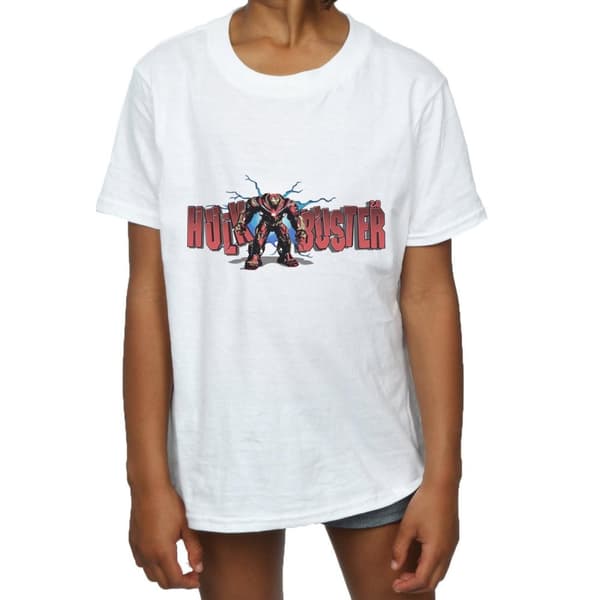 Marvel Girls Avengers Infinity War Hulkbuster 2.0 T-shirt i bomull
