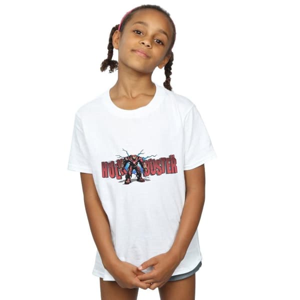 Marvel Girls Avengers Infinity War Hulkbuster 2.0 T-shirt i bomull